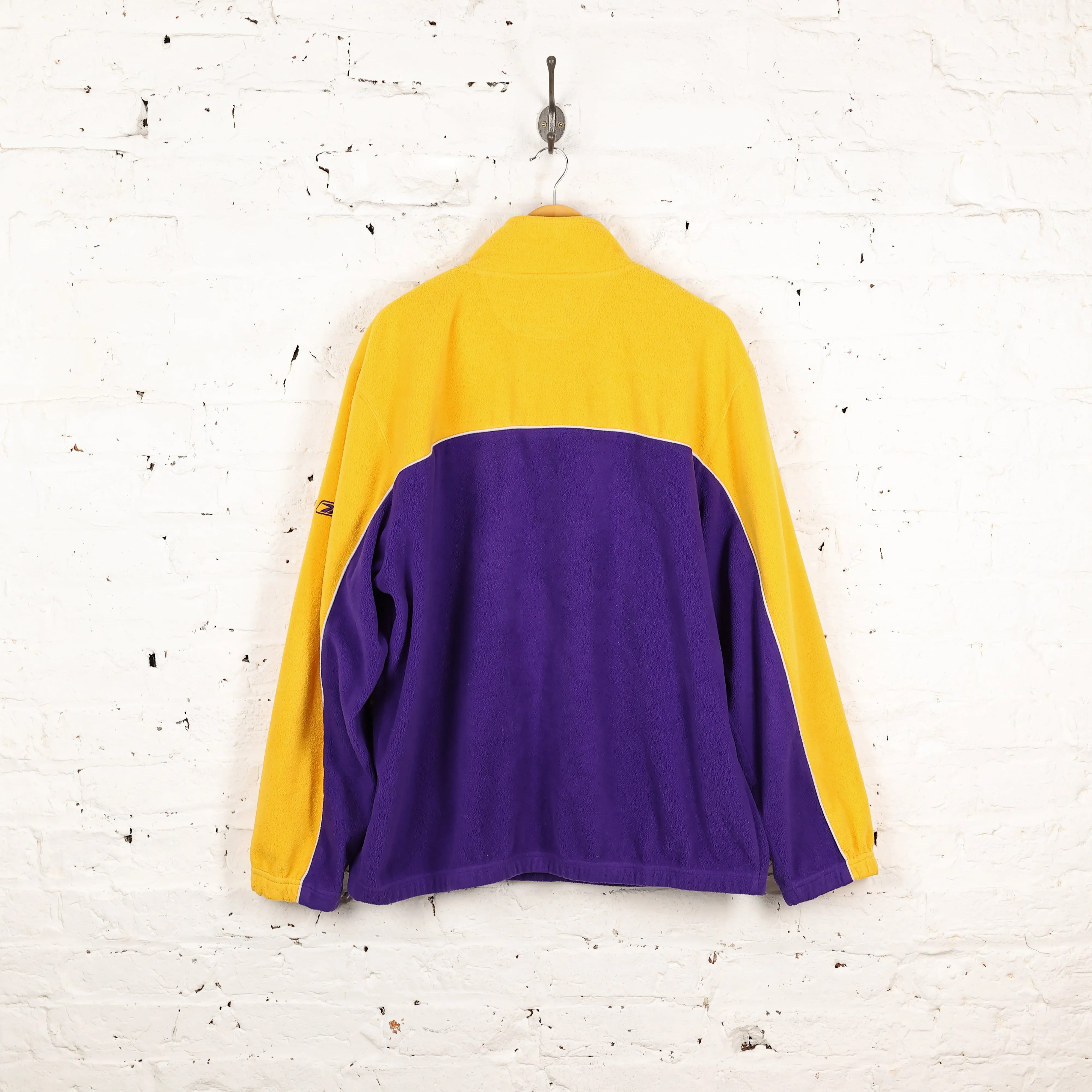 Minnesota Vikings Reebok 1/4 Zip Fleece - Purple - XL