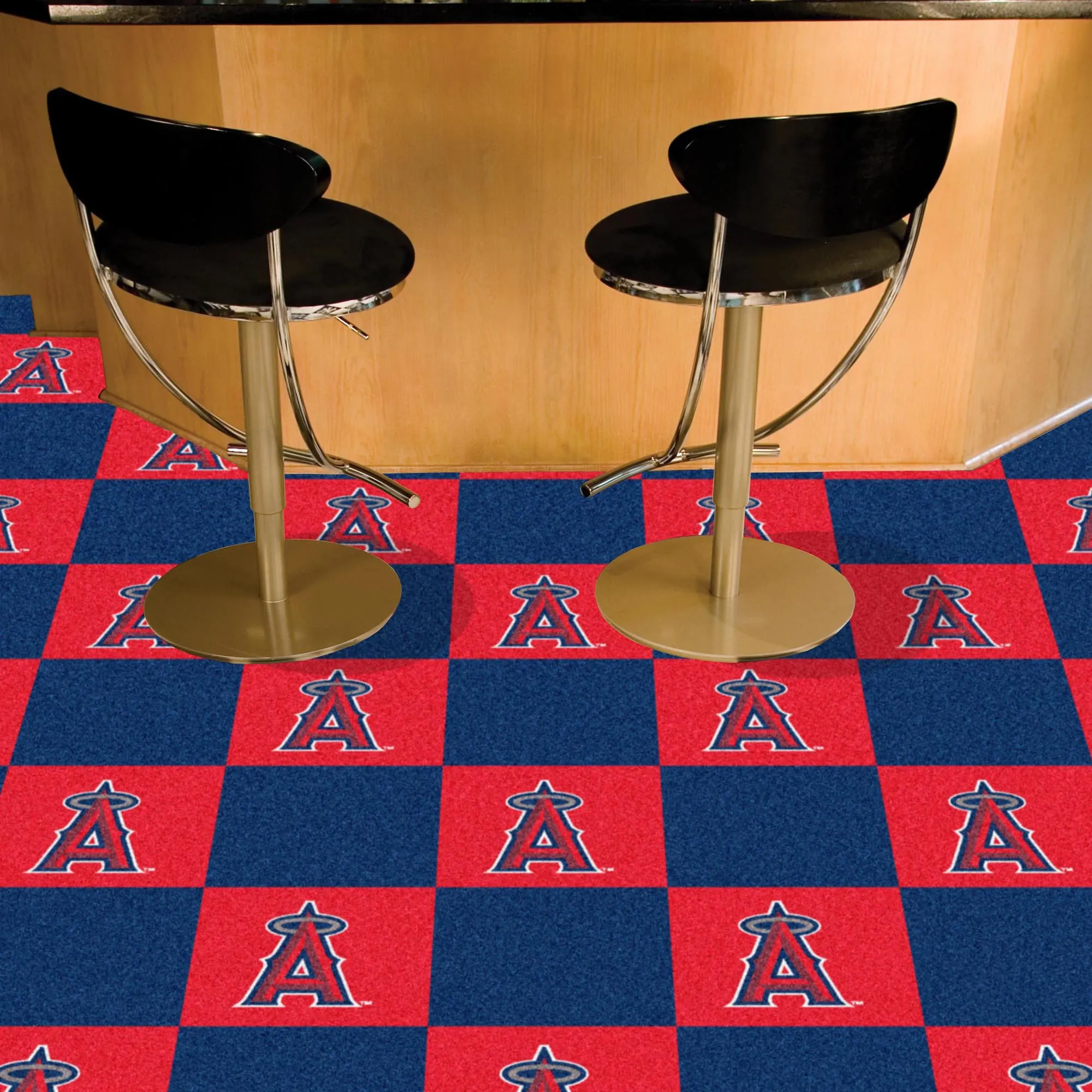 MLB - Los Angeles Angels Team Carpet Tiles