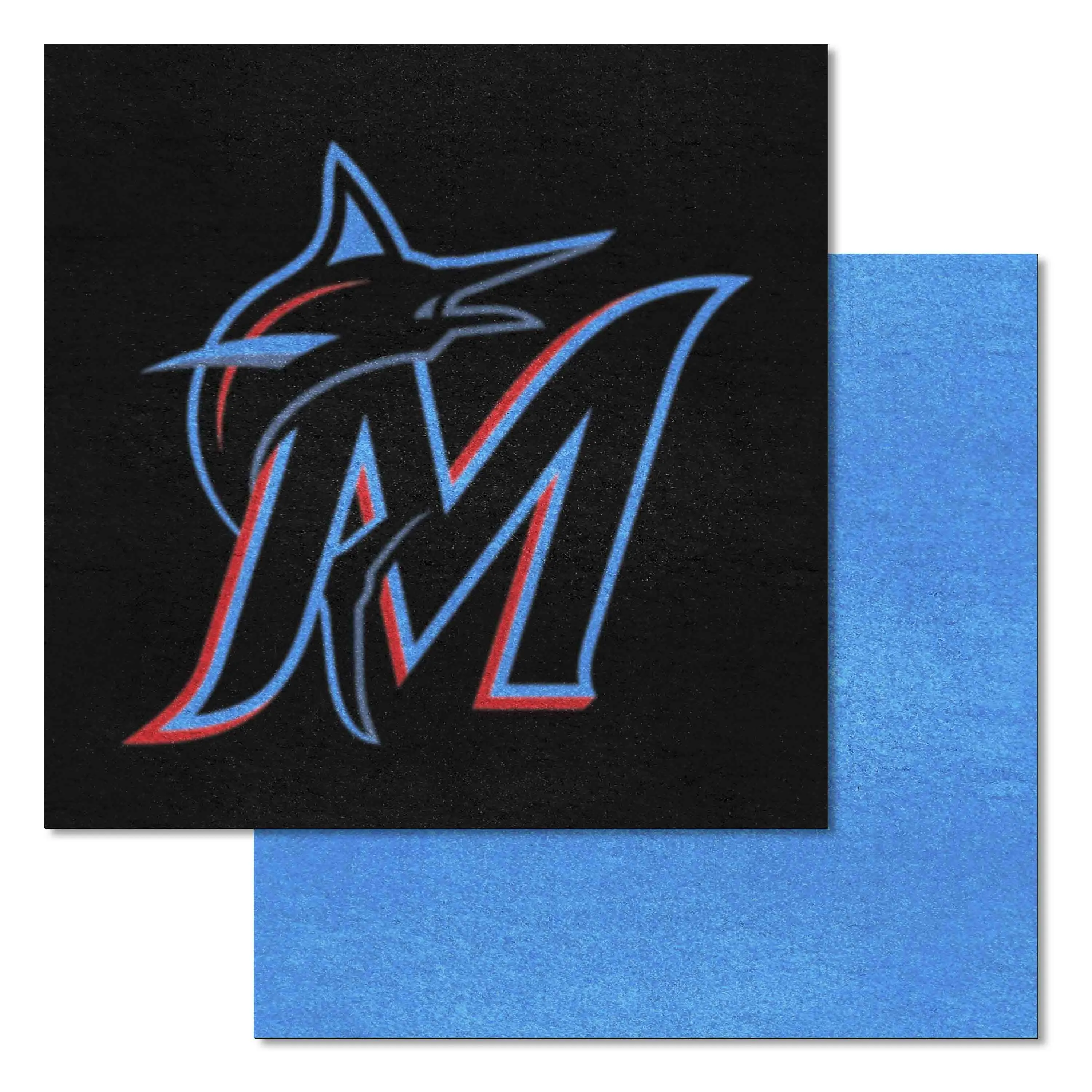 MLB - Miami Marlins Team Carpet Tiles