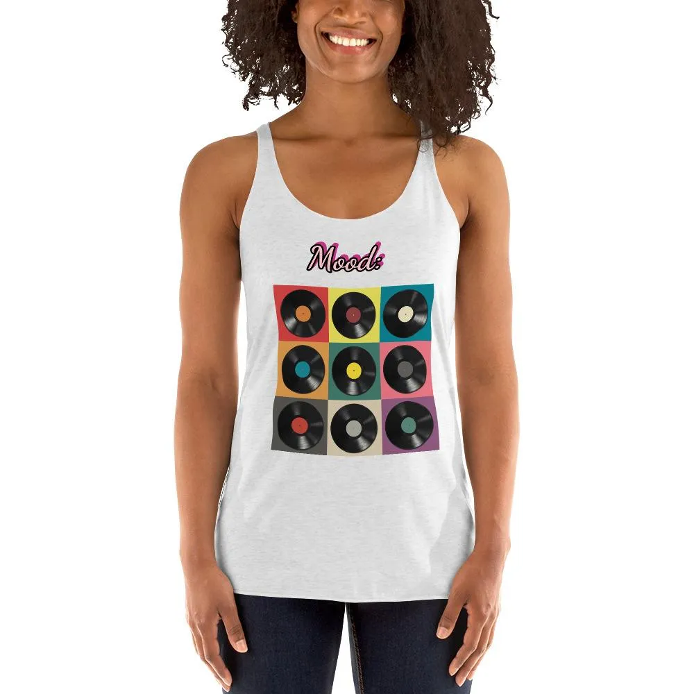 Mood Vinyls Ladies Racerback Tank Top