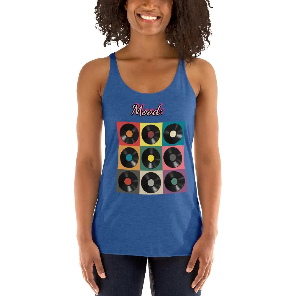 Mood Vinyls Ladies Racerback Tank Top