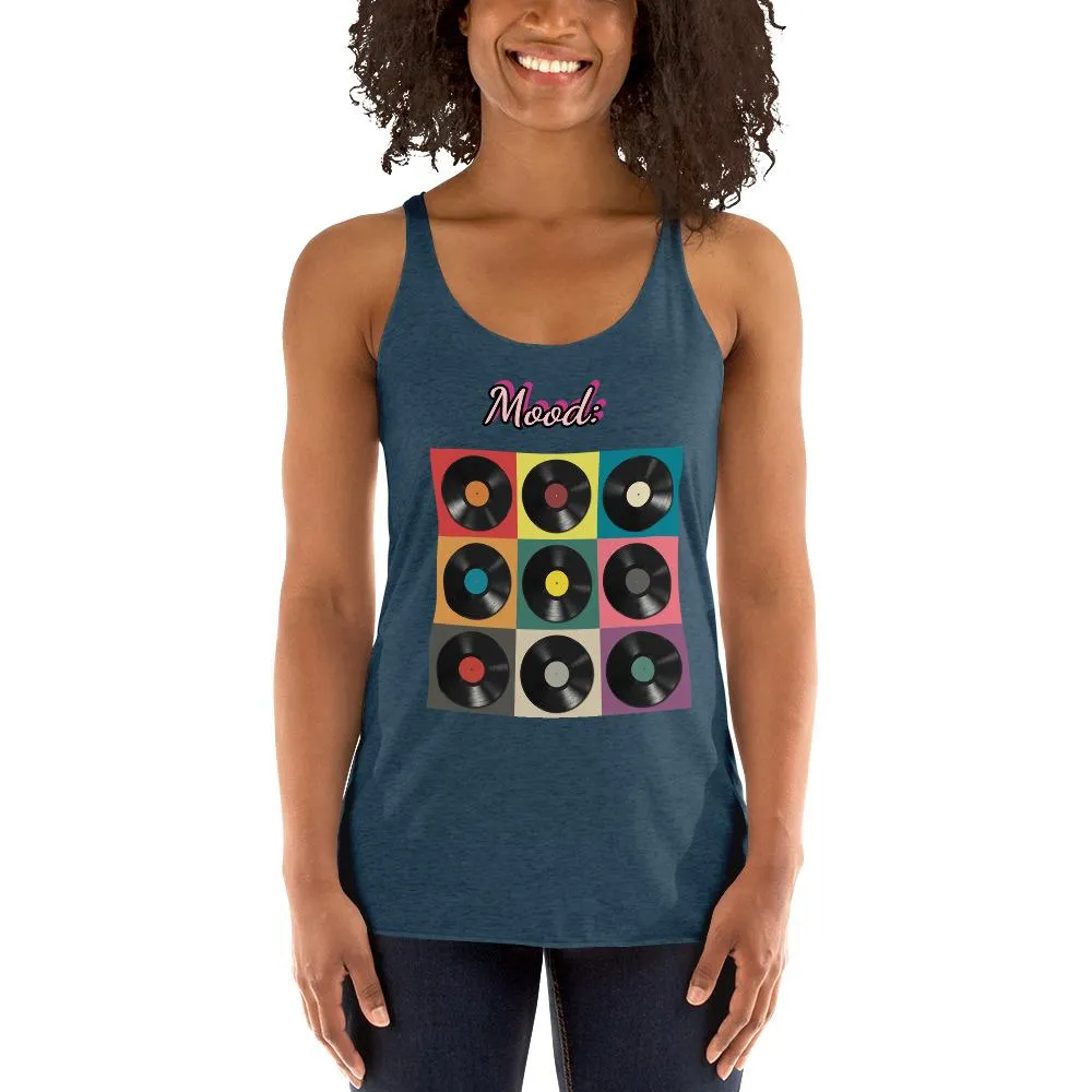 Mood Vinyls Ladies Racerback Tank Top