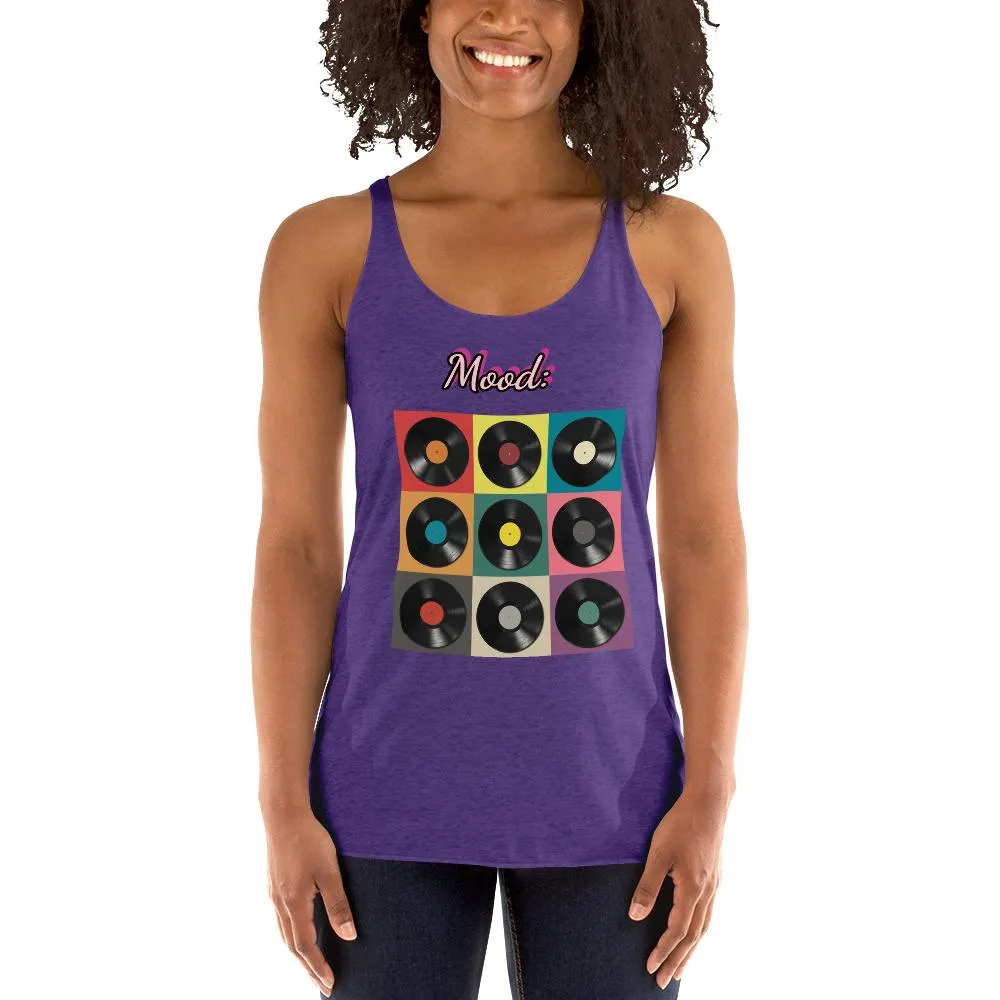 Mood Vinyls Ladies Racerback Tank Top