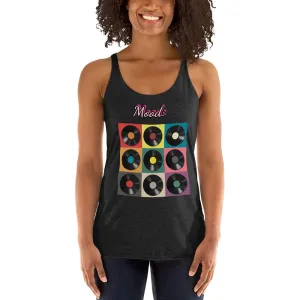 Mood Vinyls Ladies Racerback Tank Top