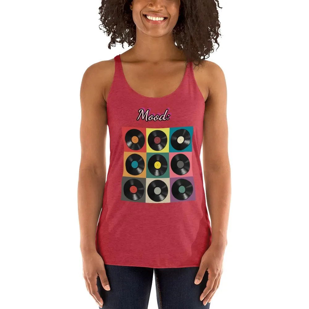 Mood Vinyls Ladies Racerback Tank Top