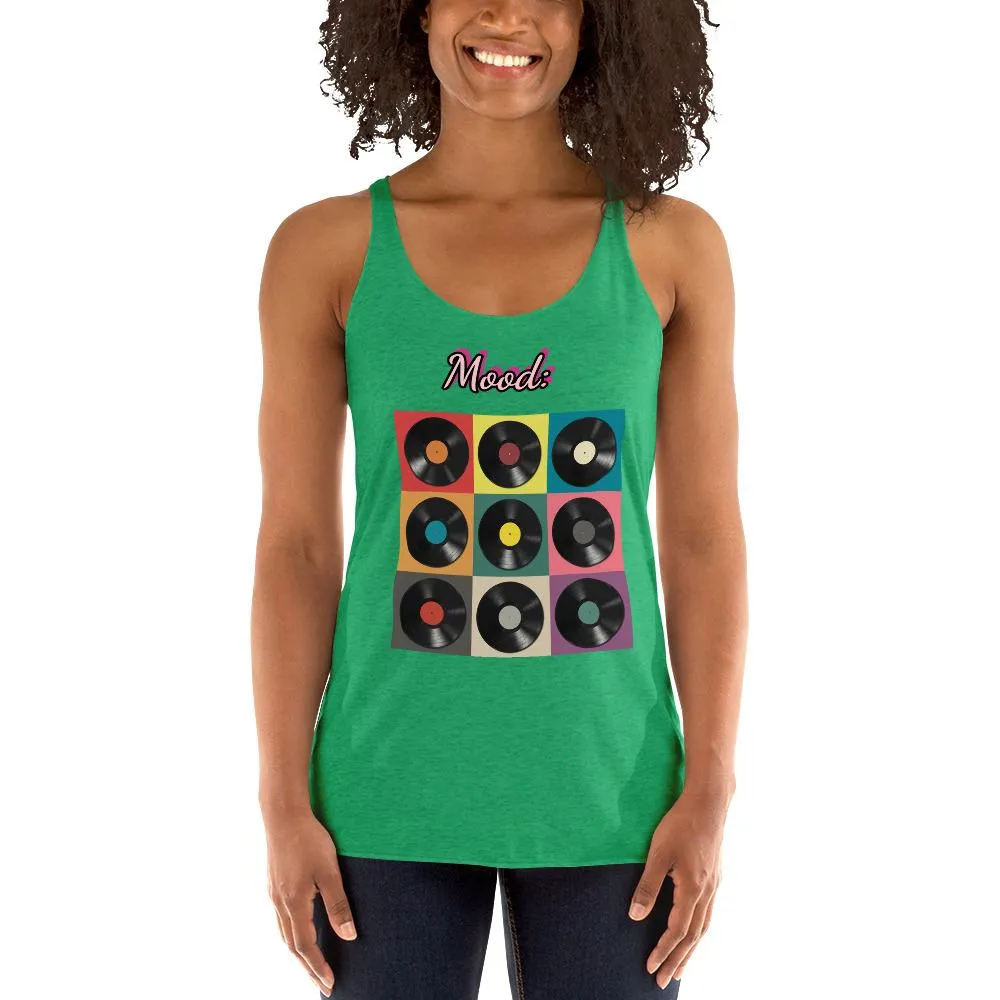 Mood Vinyls Ladies Racerback Tank Top