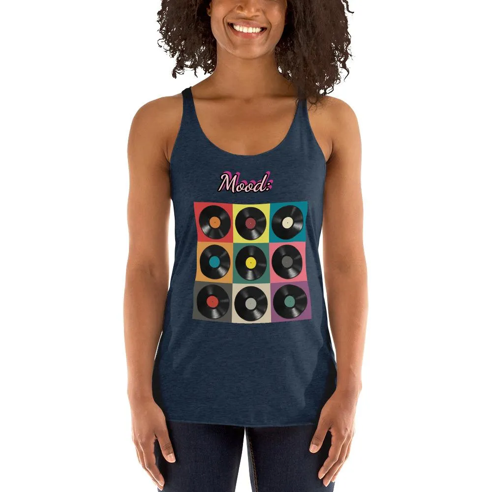 Mood Vinyls Ladies Racerback Tank Top