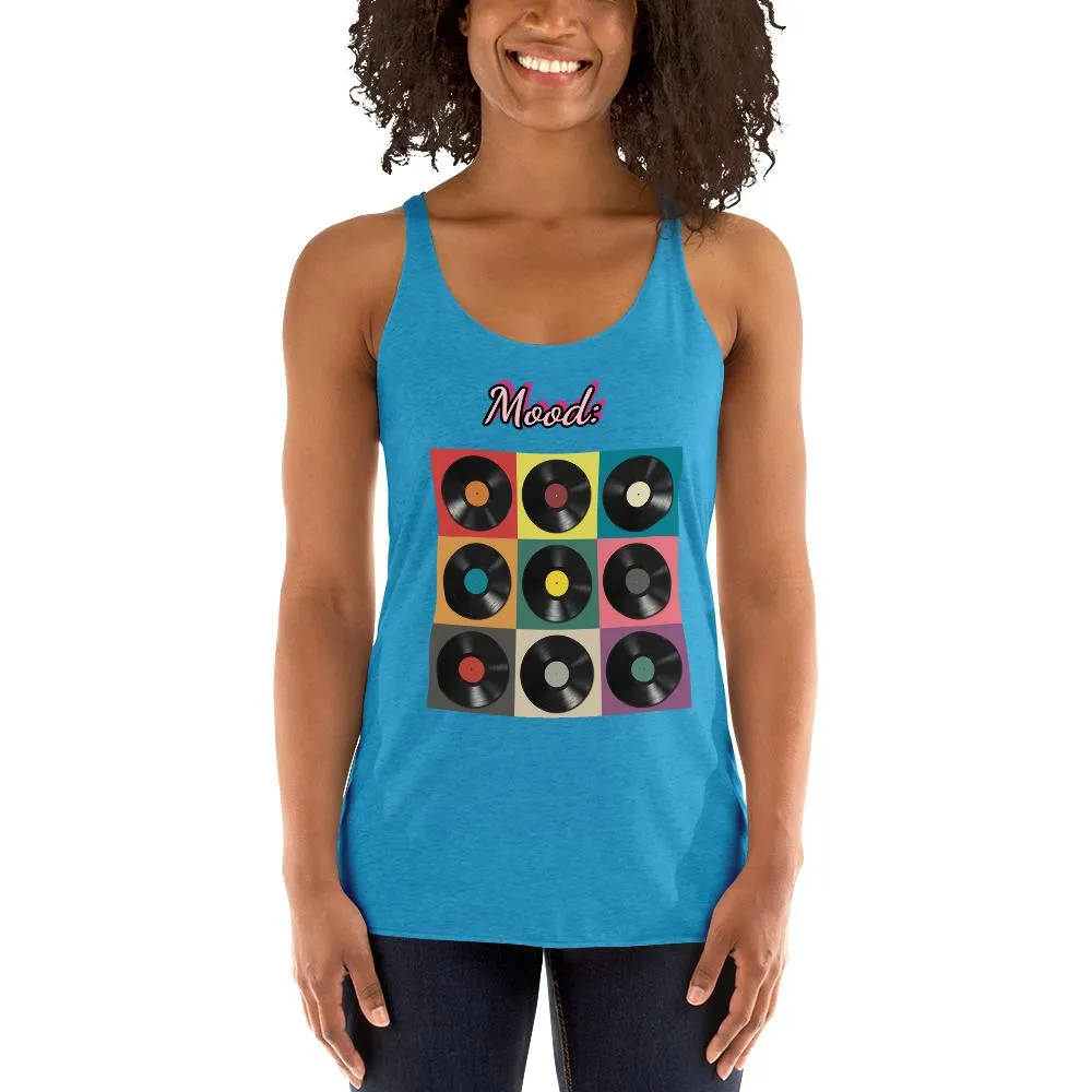 Mood Vinyls Ladies Racerback Tank Top