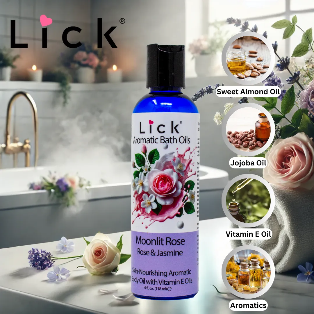 Moonlit Rose - Rose and Jasmine Aromatic Bath Oil