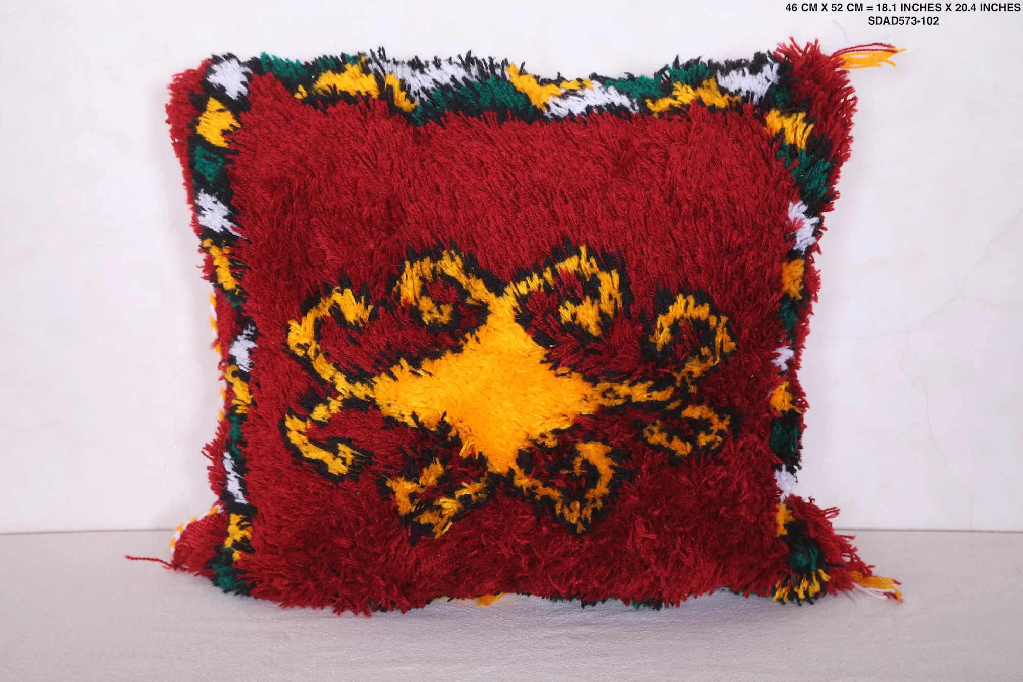 Moroccan berber pillow 18.1 INCHES X 20.4 INCHES