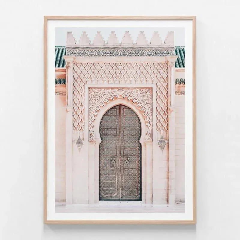 Moroccan Scenic Views Wall Poster Print
