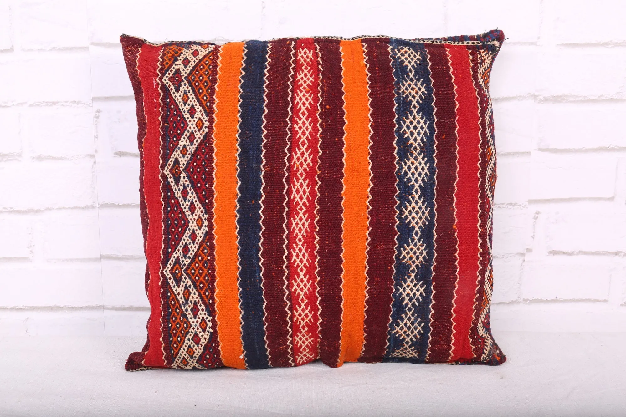 Moroccan vintage pillow 15.7 inches X 16.9 inches