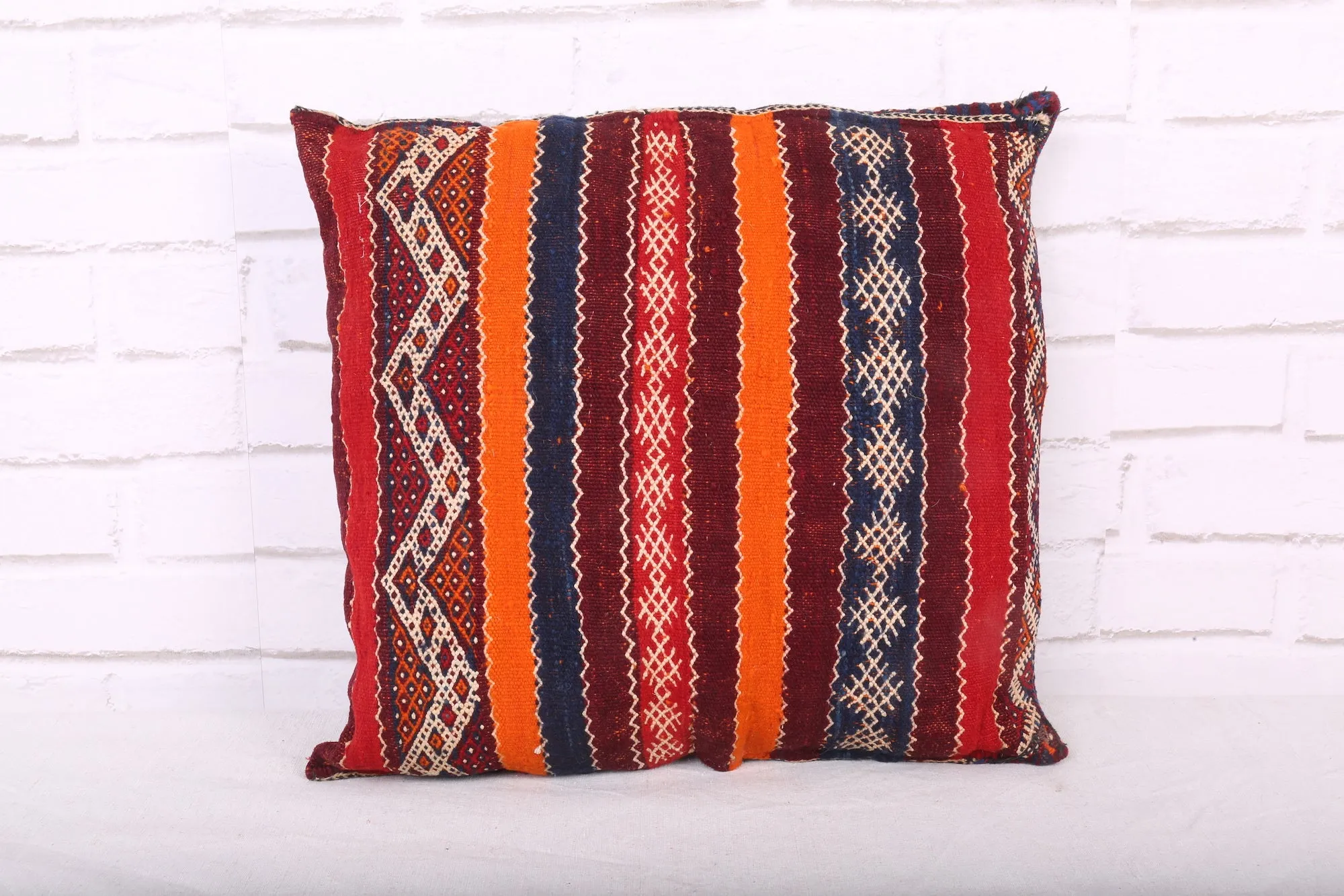 Moroccan vintage pillow 15.7 inches X 16.9 inches