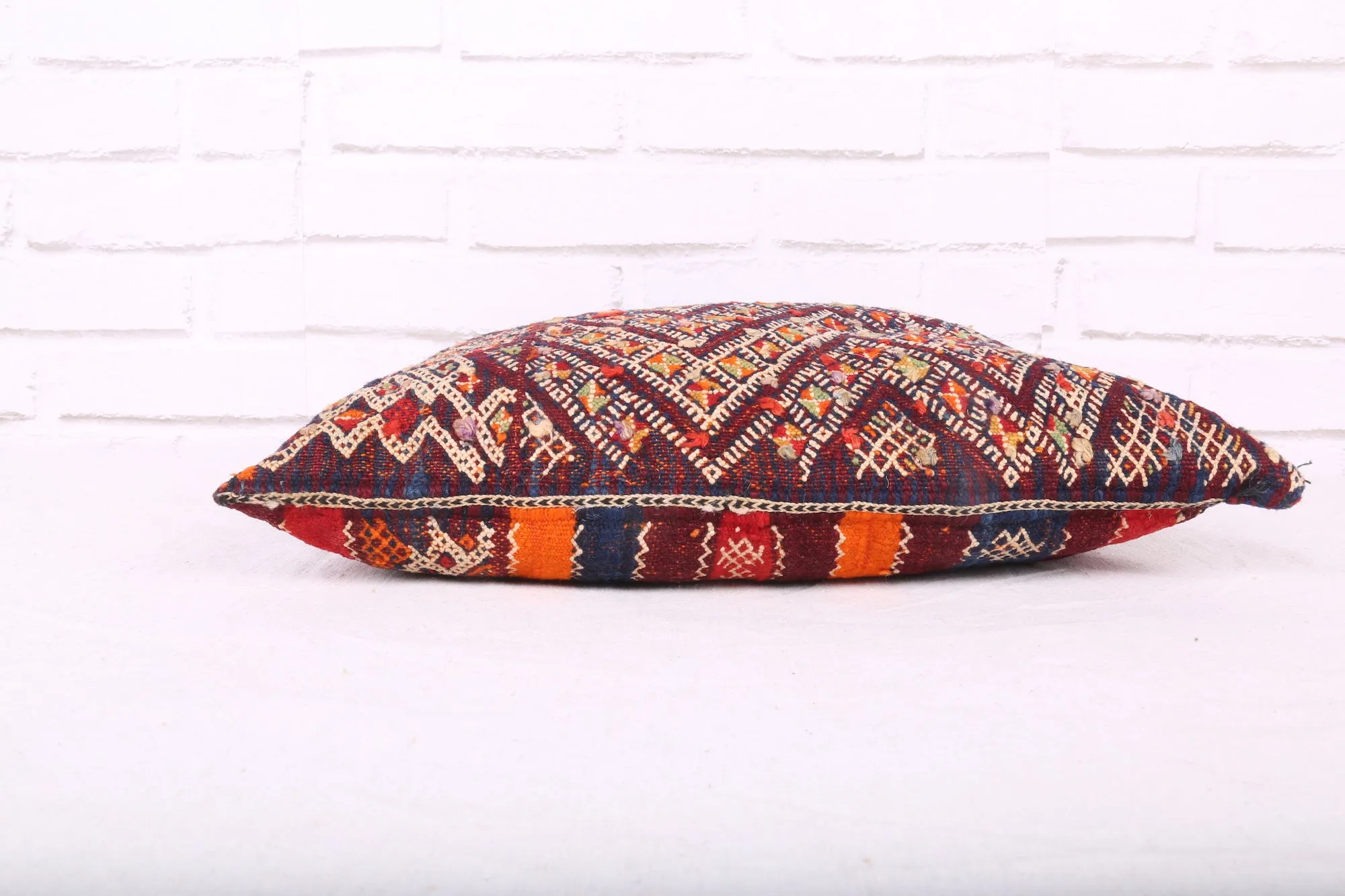 Moroccan vintage pillow 15.7 inches X 16.9 inches