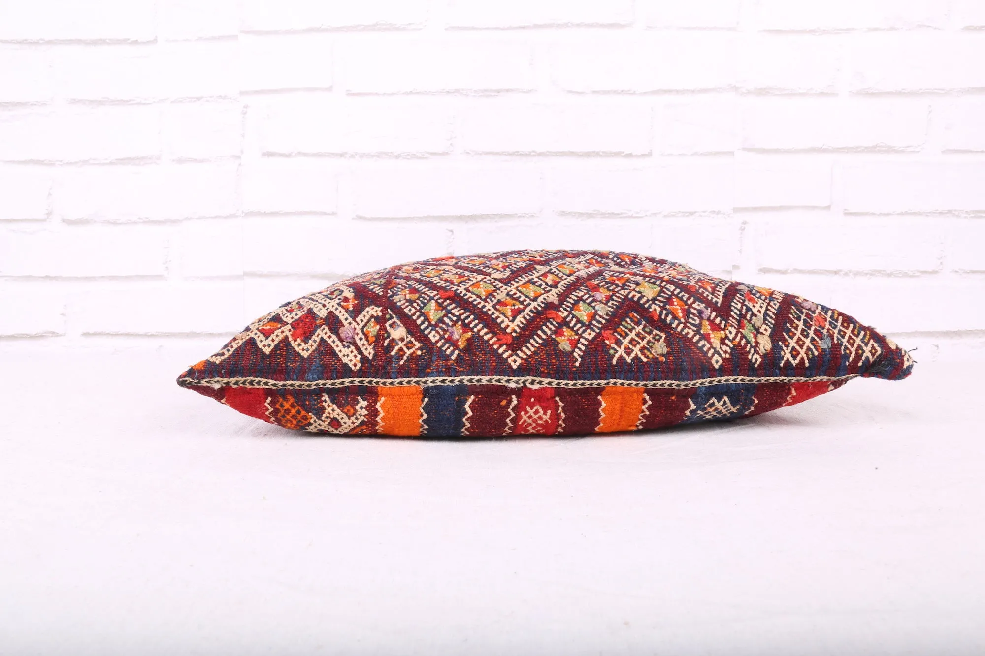Moroccan vintage pillow 15.7 inches X 16.9 inches
