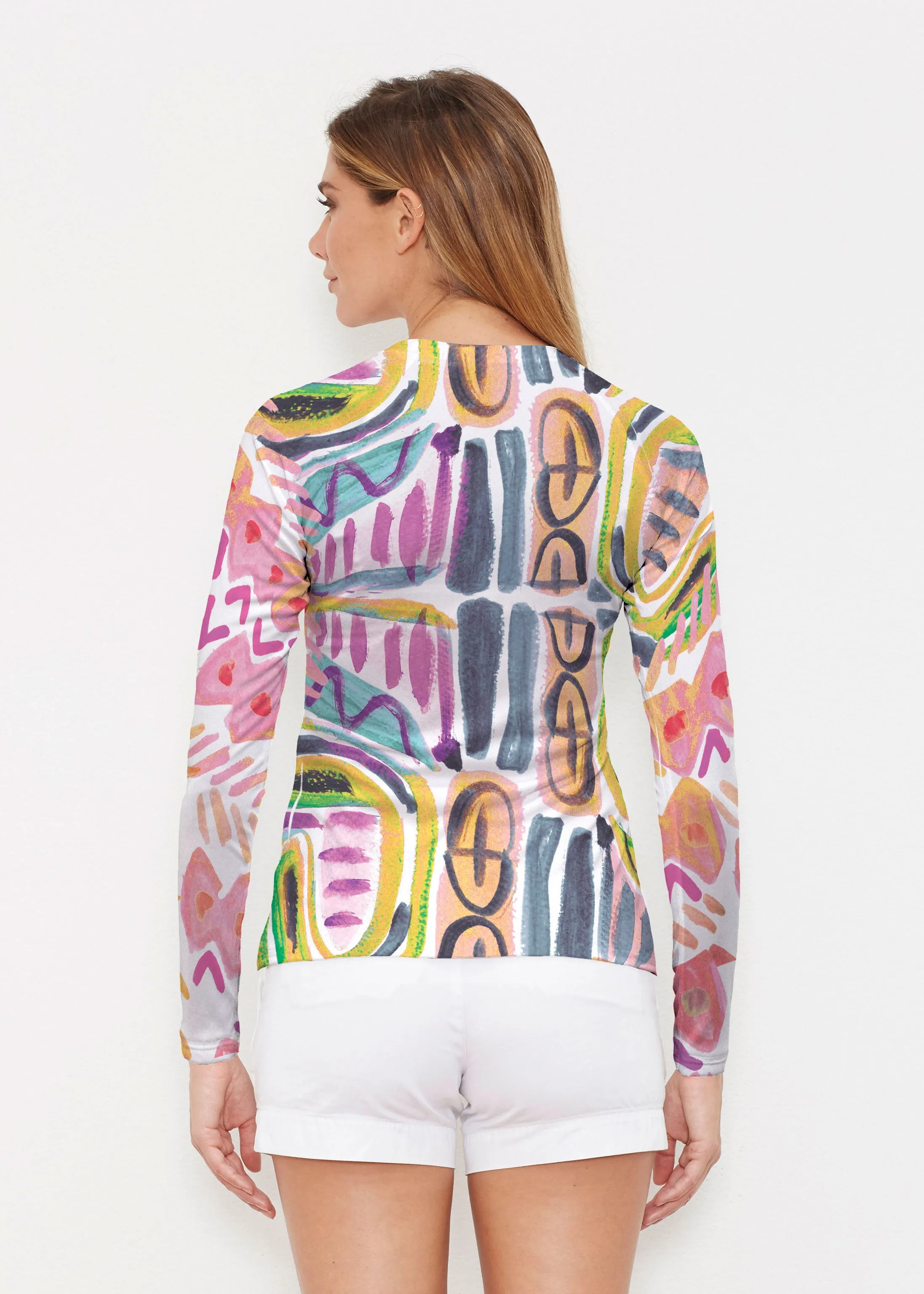 Musical Dance (17263) ~ Long Sleeve Rash Guard