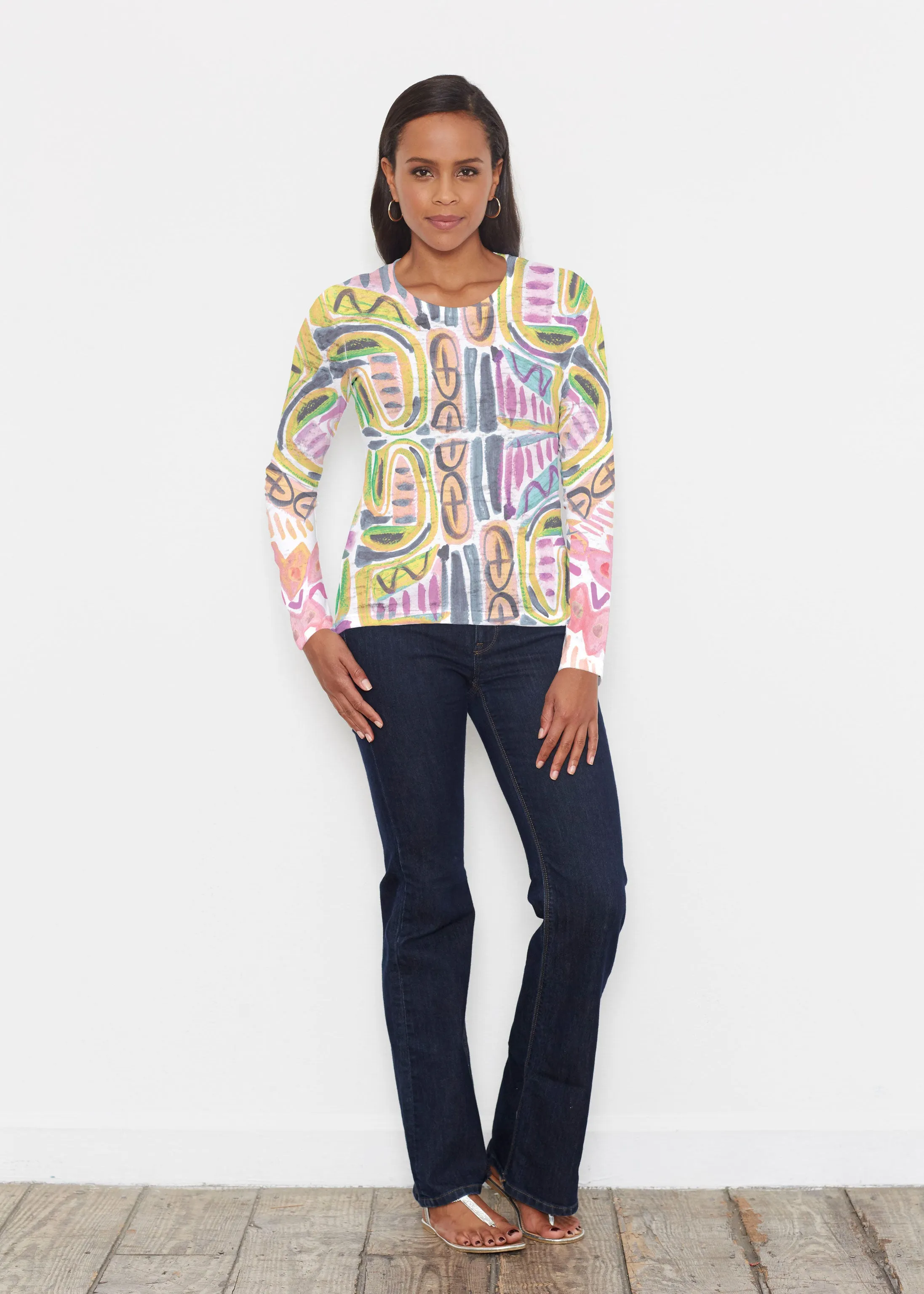 Musical Dance (17263) ~ Signature Long Sleeve Crew Shirt