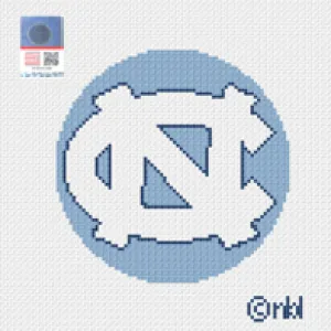 NC logo round blue background