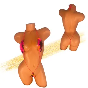 Neon Pink Camouflage Slingshot Bikini Neon  Pink String