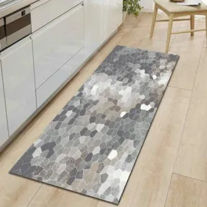 New Havana Beige (2 ft. x 6 ft.) - 2 ft. 3 in. x 6 ft. Traditional Distressed Doormat Area Rug Entrance Floor Mat