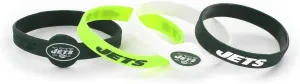New York Jets Bracelets 4 Pack Silicone