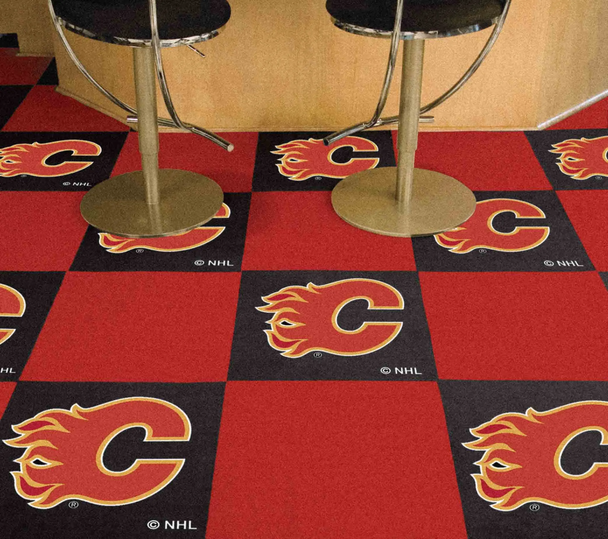 NHL - Calgary Flames Team Carpet Tiles