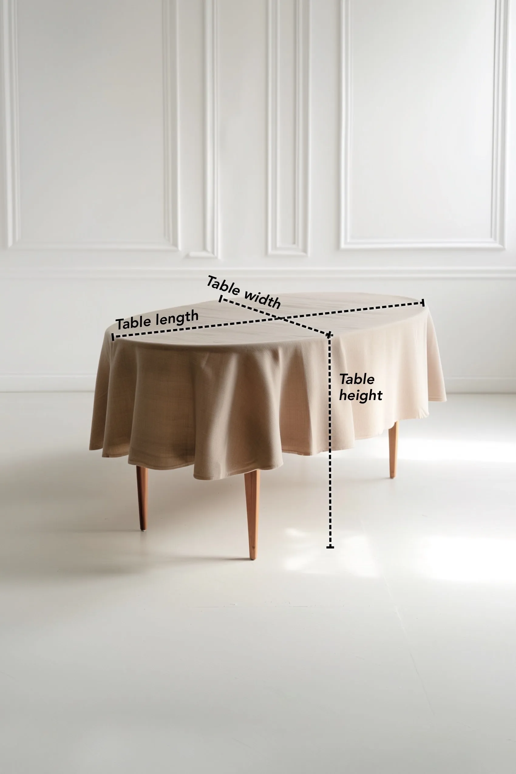Oval Tablecloth - Green