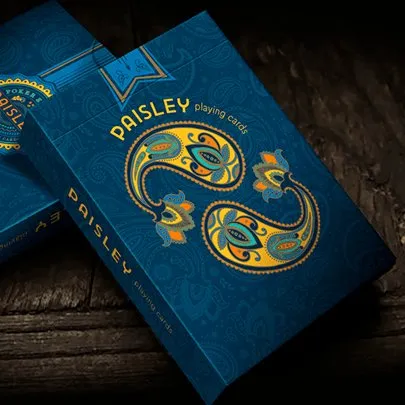 Paisley Poker Playing Cards by Dutch Card House Company
