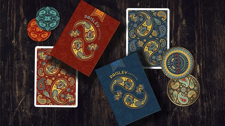 Paisley Poker Playing Cards by Dutch Card House Company