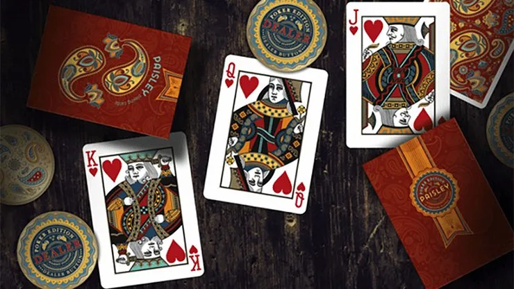 Paisley Poker Playing Cards by Dutch Card House Company