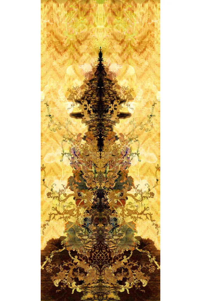 paper damask superwide wallpaper panel