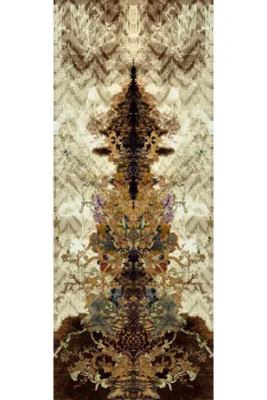 paper damask superwide wallpaper panel