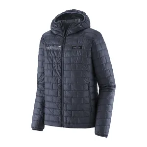 Patagonia MTS Logo Nano Puff Fitz Roy Trout Hoody Smolder Blue