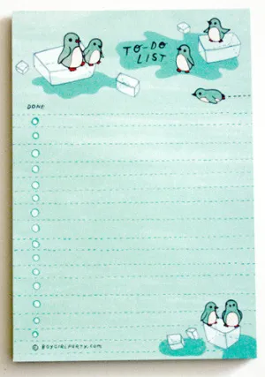 Penguin To-Do List Notepad