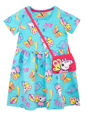 Peppa Pig Dress and Bag Set