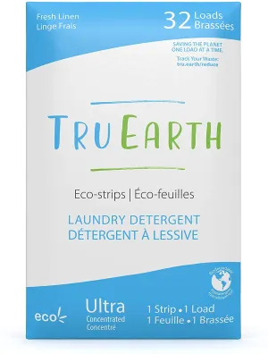 Prefilled, TruEarth Strips, Linen 32 loads