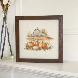 Pumpkin Farm - Framed Sign