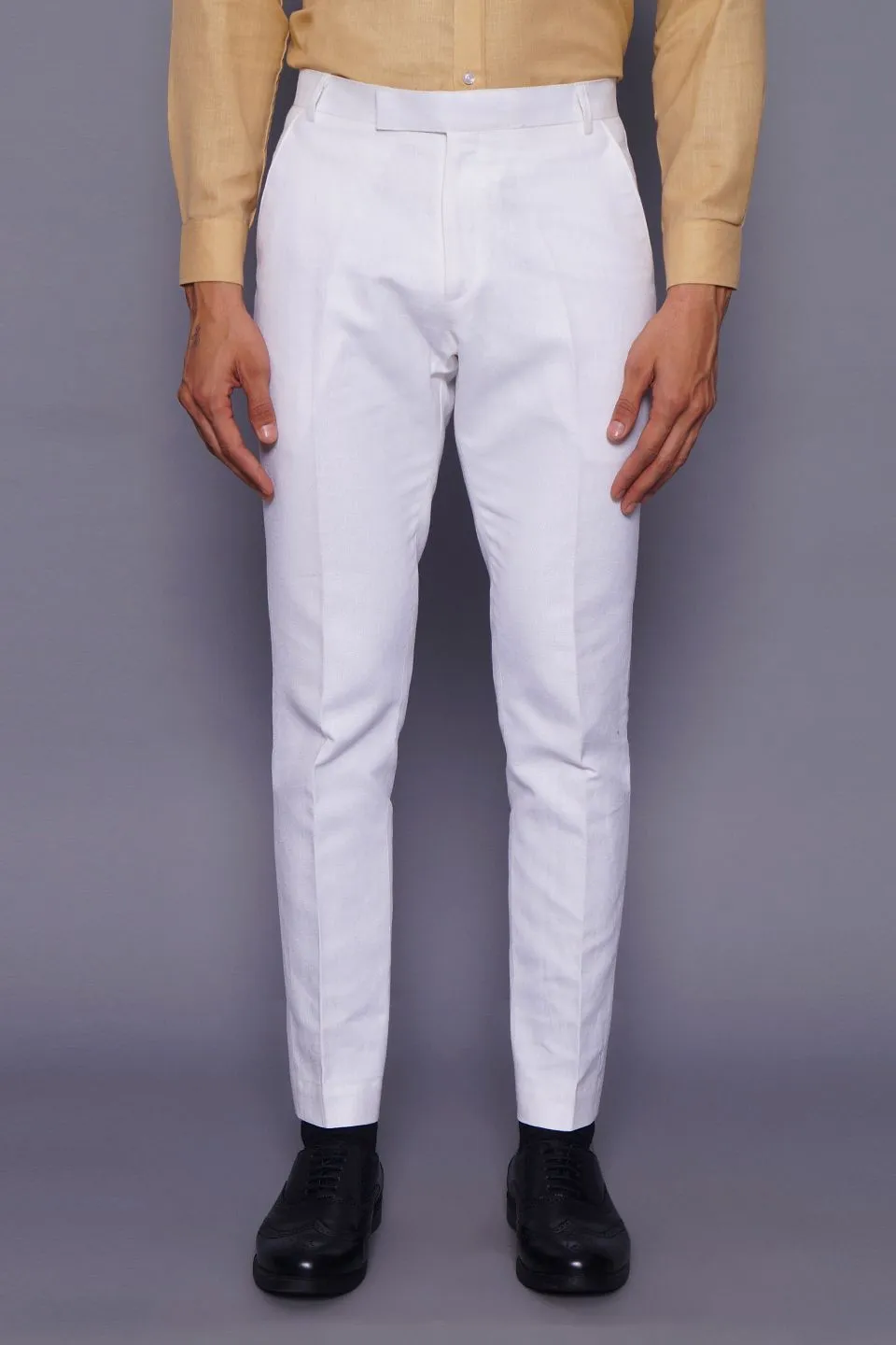 Pure Linen White Pant