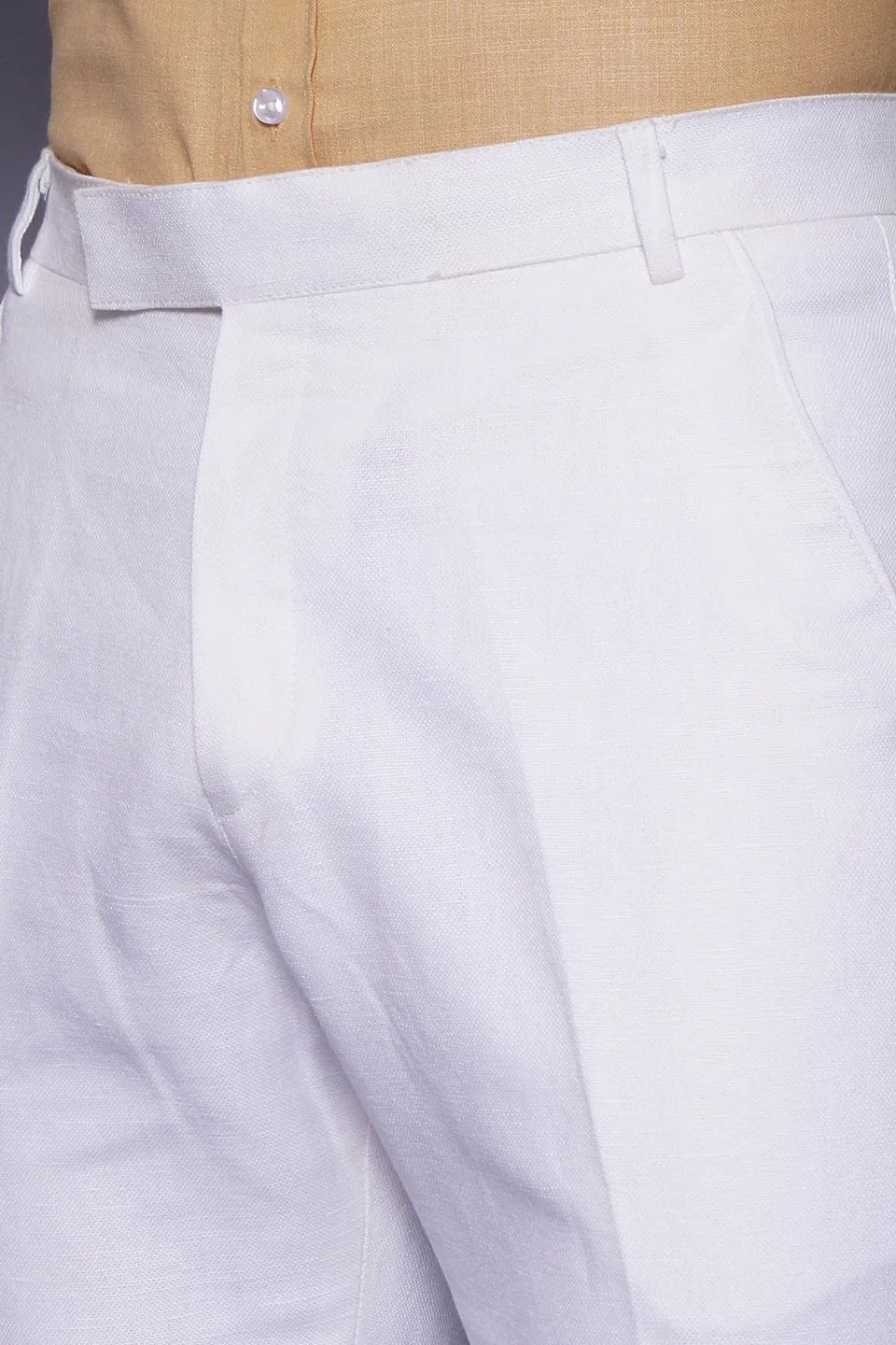 Pure Linen White Pant