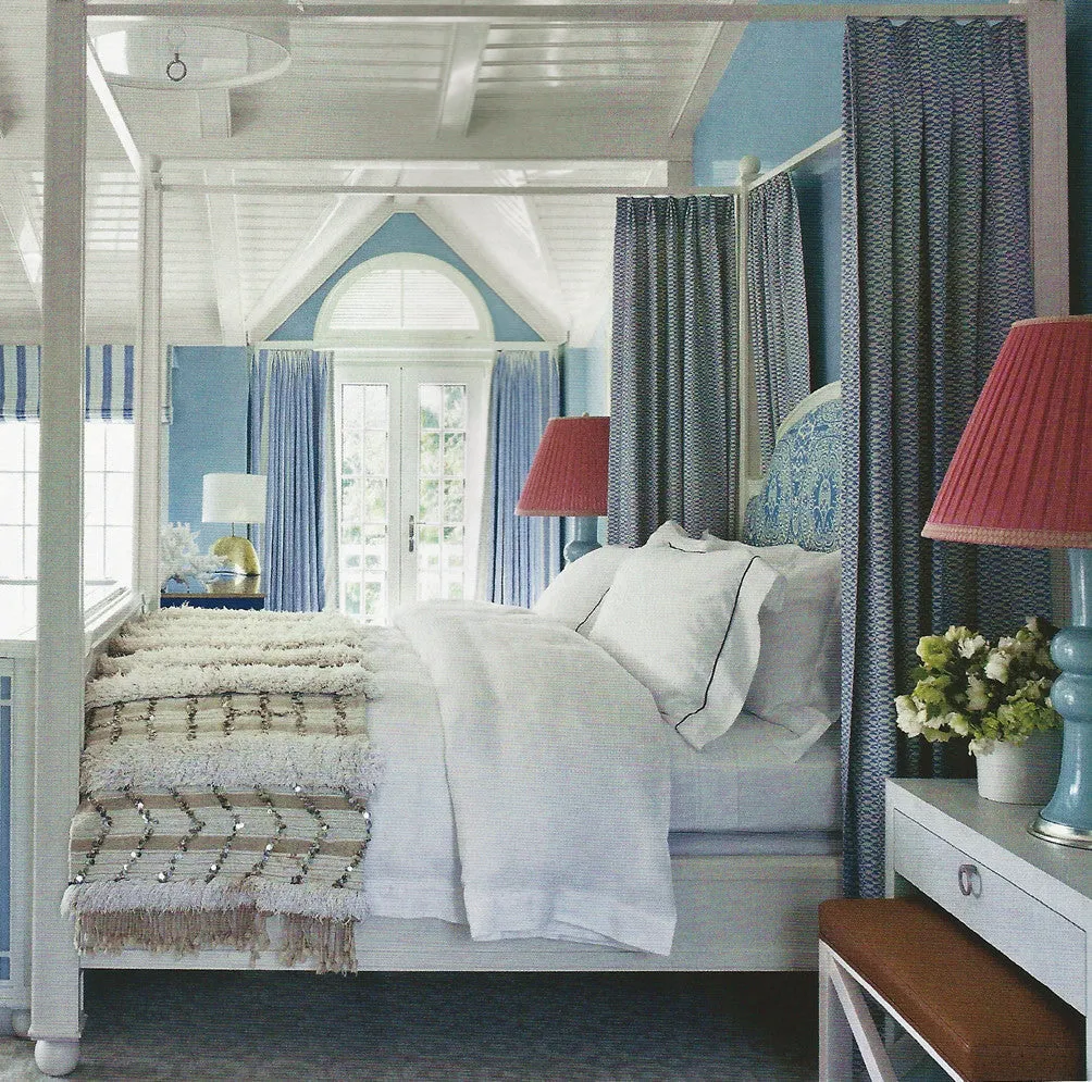 Quadrille Fabric: Carlo II - Custom Steel Gray on Trevira (Commercial Quality)