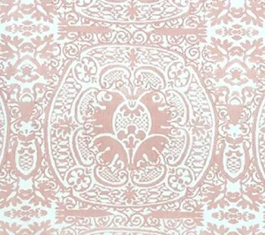 Quadrille Fabric: Veneto - Custom Pink on White 100% Linen