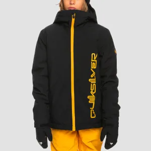Quiksilver Morton 10K Snow Jacket 8-16 Years True Black - Kids