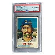 Ray Fosse Signed Milwaukee Brewers 1978 Hostess #57 Trading Card PSA/DNA 50515