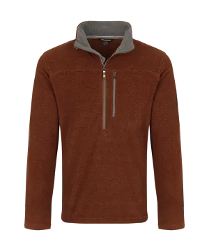 Rolpa Eco Quarter Zip - Dark Rust