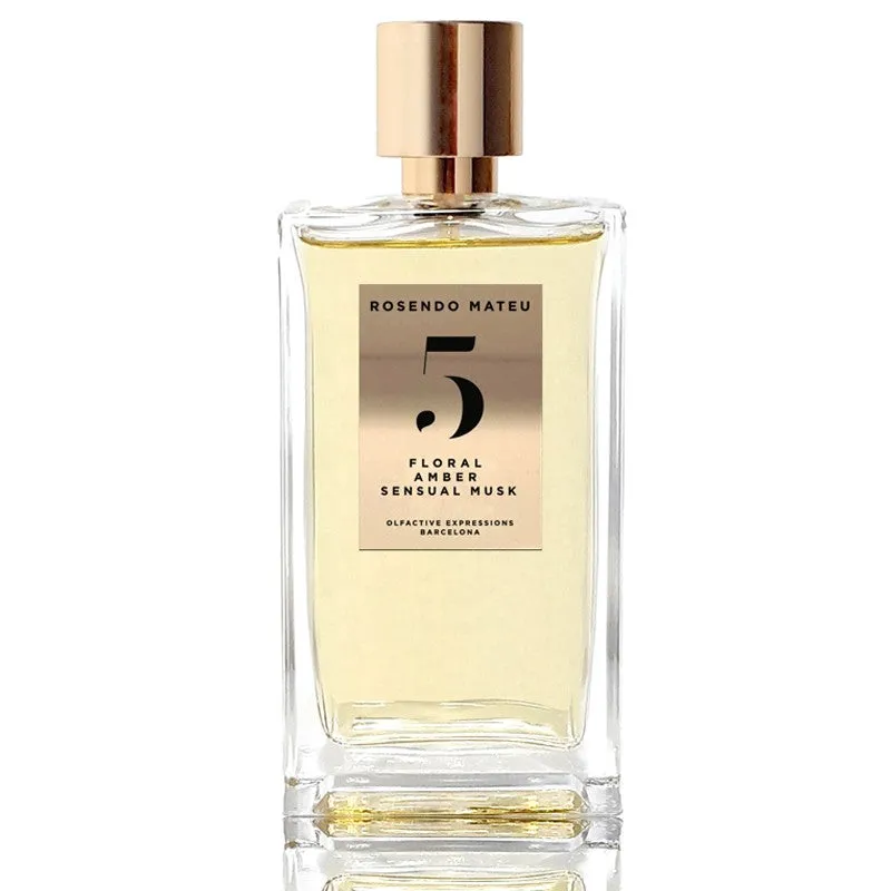 Rosendo Mateu 5 Floral Amber Sensual Musk - Perfume For Unisex - EDP 100 ml