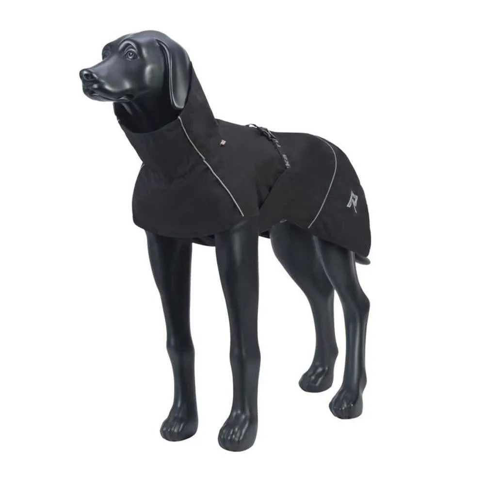 Rukka Pets Hayton ECO Black Dog Raincoat - 60