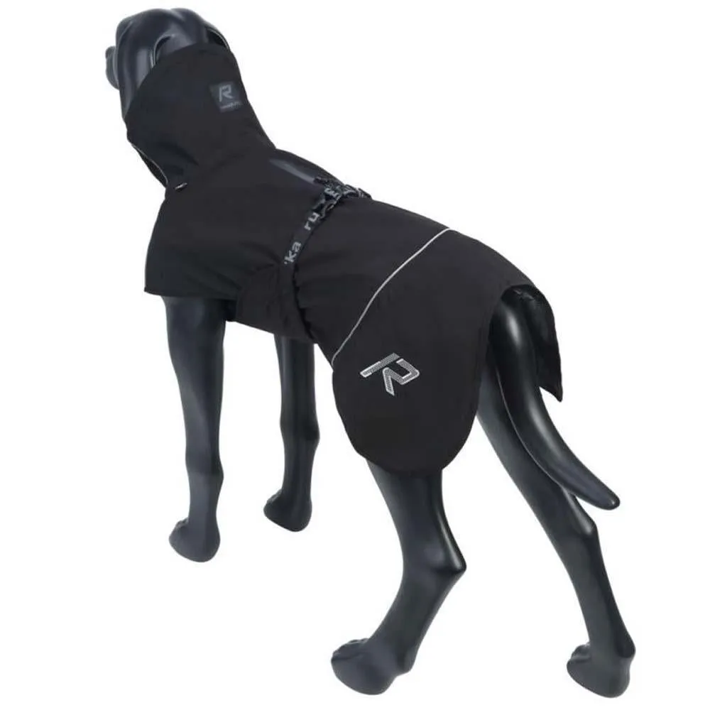 Rukka Pets Hayton ECO Black Dog Raincoat - 60