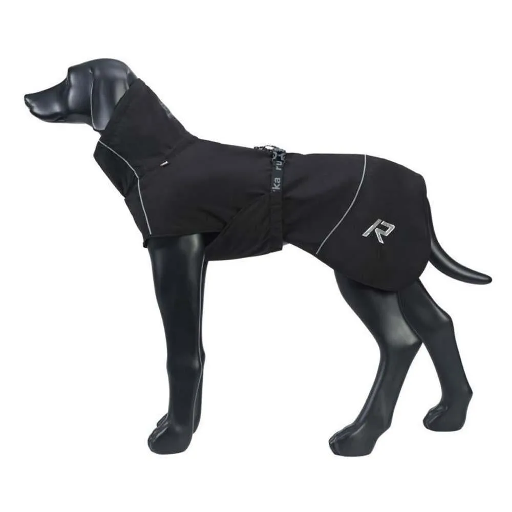 Rukka Pets Hayton ECO Black Dog Raincoat