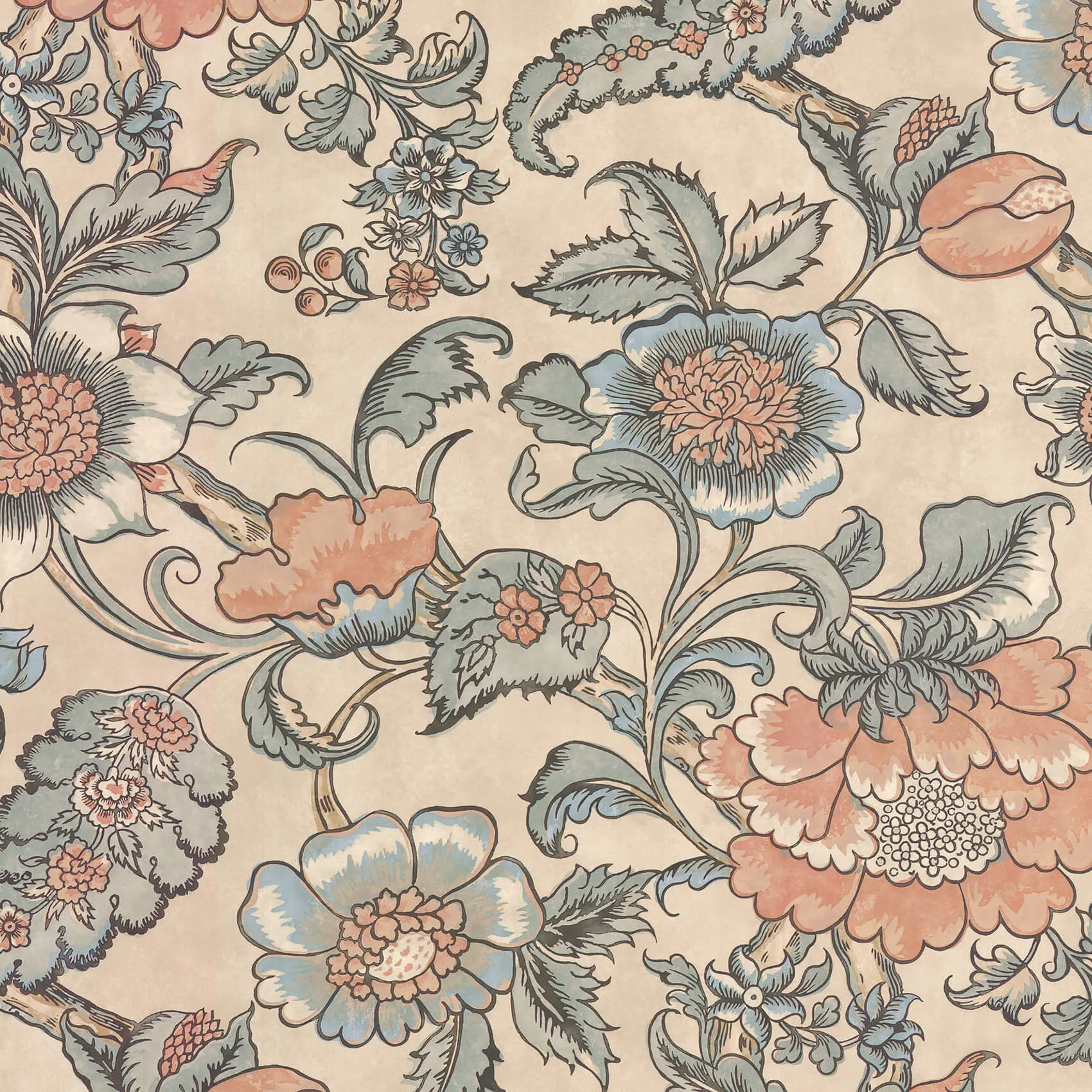 Sackville Street Wallpaper by Little Greene
