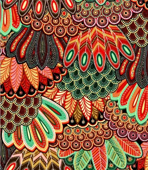 Sahul Land Feathers Teal